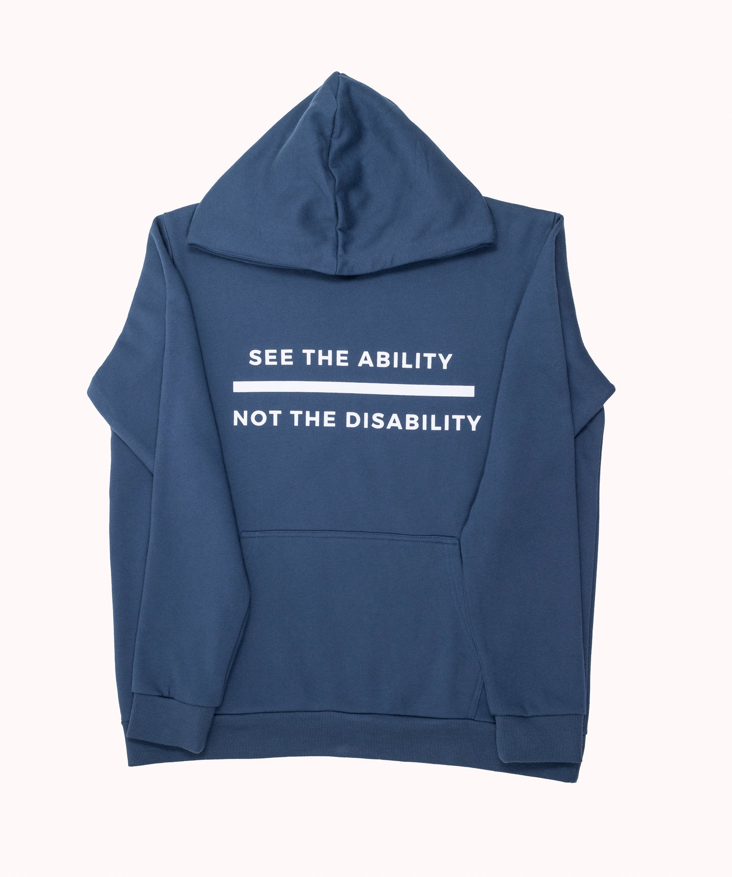 See the Ability not the Dsability Hoodie - Blue