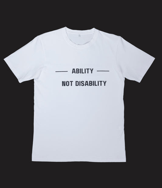 Ability not Disability - White
